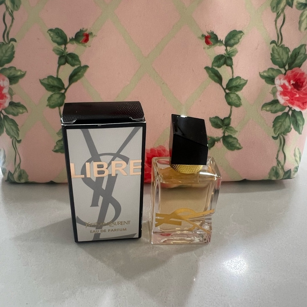 Yves Saint Laurent Libre Perfume with Black and Gold Accents